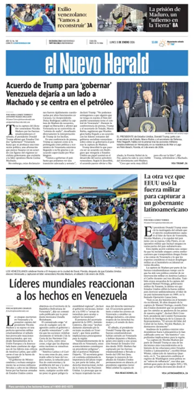 Cover of El Nuevo Herald