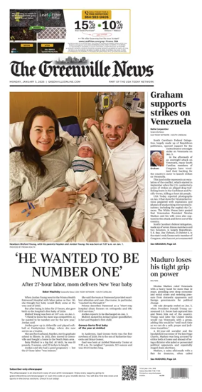 Cover of The Greenville News