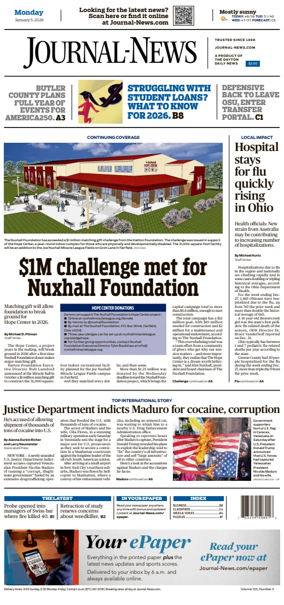 Cover of Hamilton Journal News