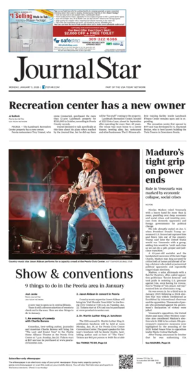 Cover of Journal Star (Peoria)