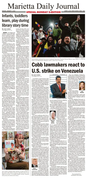 Cover of Marietta Daily Journal