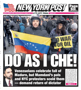 Cover of New York Post