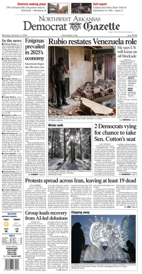 Cover of Northwest Arkansas Democrat-Gazette