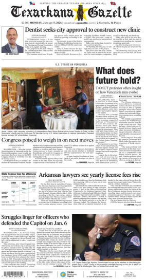 Cover of Texarkana Gazette