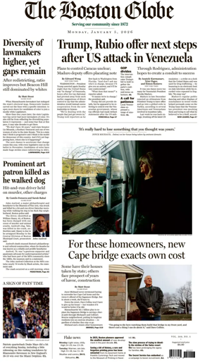 Cover of The Boston Globe