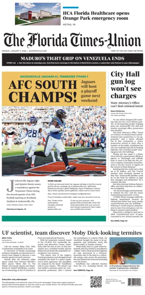 Cover of The Florida Times-Union