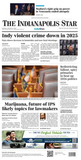 Cover of The Indianapolis Star