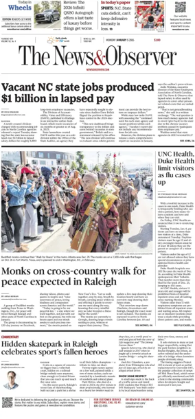 Cover of The News & Observer