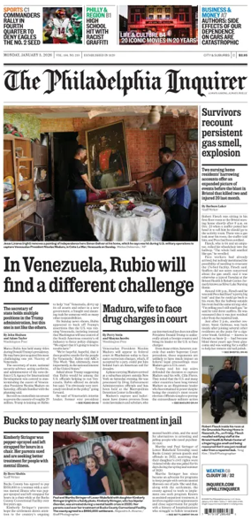 Cover of The Philadelphia Inquirer