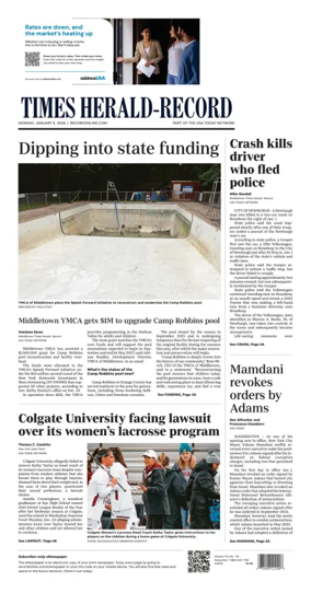 Cover of Times Herald-Record