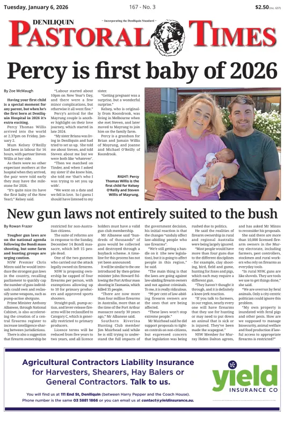 Cover of Deniliquin Pastoral Times