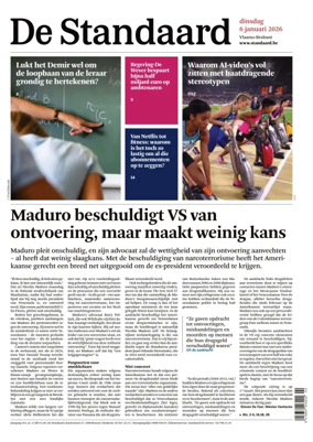Cover of De Standaard