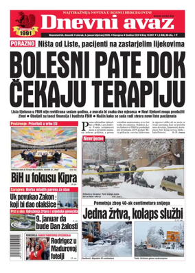 Cover of Dnevni avaz