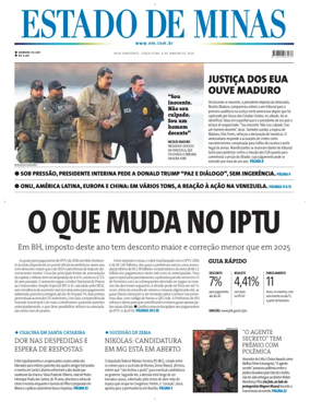 Cover of Estado de Minas (Brazil)