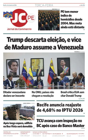 Cover of Jornal do Commercio