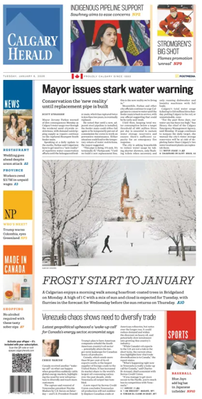 Cover of Calgary Herald