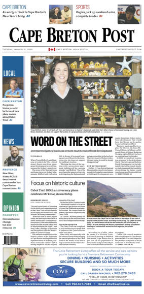 Cover of Cape Breton Post