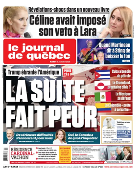 Cover of Le Journal de Quebec