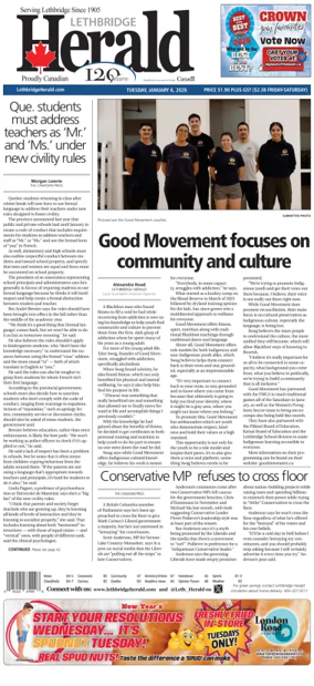 Cover of Lethbridge Herald