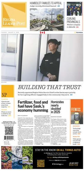 Cover of Regina Leader-Post