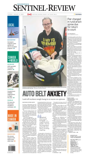 Cover of Sentinel-Review (Woodstock)