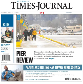 Cover of St. Thomas Times-Journal