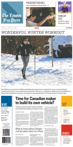 Cover of The London Free Press