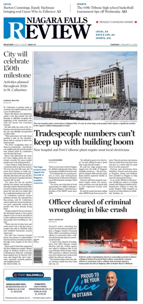 Cover of The Niagara Falls Review