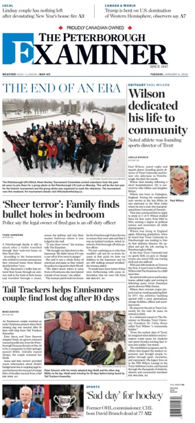 Cover of The Peterborough Examiner