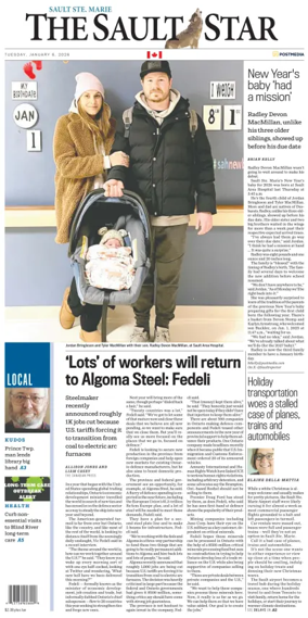 Cover of The Sault Star