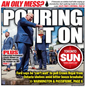 Cover of Toronto Sun