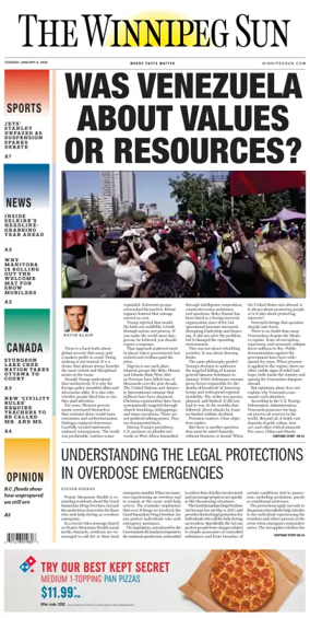 Cover of Winnipeg Sun