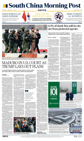 Cover of South China Morning Post