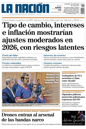 Cover of La Nacion (Costa Rica)