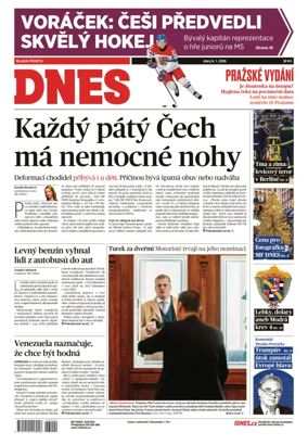 Cover of Dnes Prague Edition