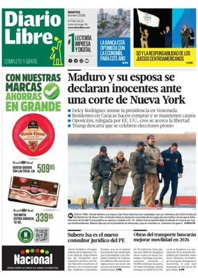 Cover of Diario Libre (Republica Dominicana)