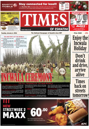 Cover of Times of Eswatini