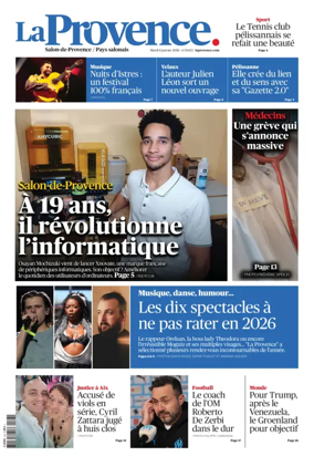 Cover of La Provence Salon-de-Provence / Pays salonais