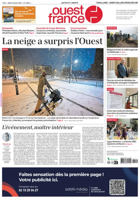 Cover of Ouest France (Challans / Saint-Gilles-Croix-de-Vie)