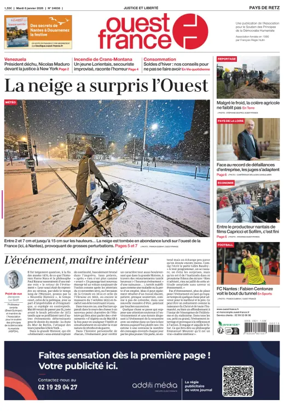 Cover of Ouest France (Pornic / Pays de Retz)