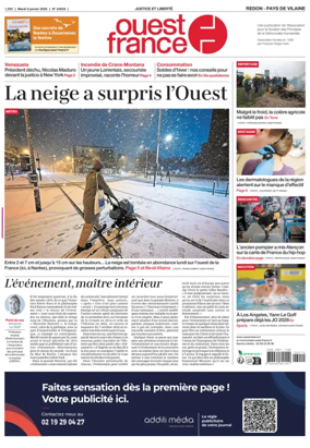 Cover of Ouest France (Redon / Pays de Vilaine)