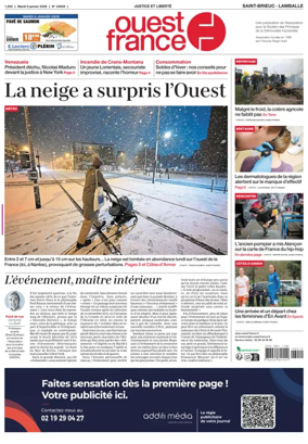 Cover of Ouest-France (Saint-Brieuc Lamballe)