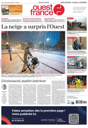 Cover of Ouest France (Saint-Nazaire La Baule Guerande)