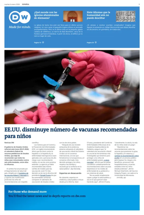 Cover of Deutsche Welle (Spanish edition)