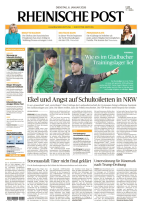 Cover of Rheinische Post - Monchengladbach and Korschenbroich