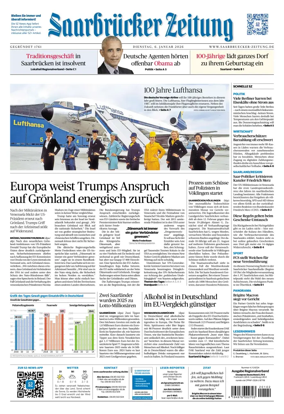 Cover of Saarbruecker Zeitung