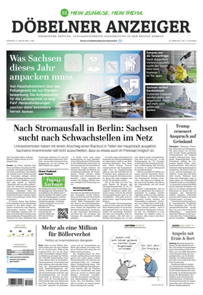 Cover of Sachsische Zeitung (Dobeln)
