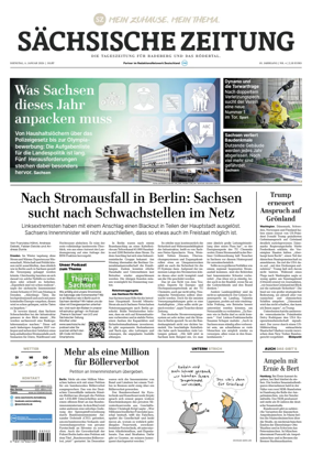 Cover of Sachsische Zeitung (Rodertal)