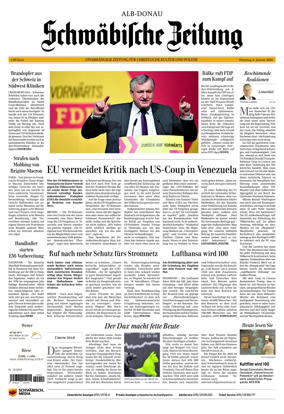 Cover of Schwabische Zeitung (Alb-Donau)