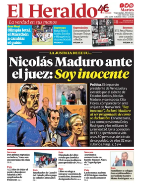 Cover of Diario El Heraldo